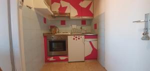 Kuchyňa alebo kuchynka v ubytovaní Apartmani Marijan Zavala-istok