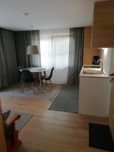 Kuchyň nebo kuchyňský kout v ubytování Ferienwohnung Anneliese Eckhart