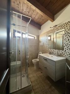 Koupelna v ubytování Malies B&B
