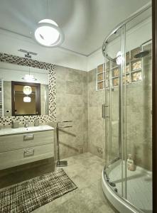 Koupelna v ubytování Malies B&B