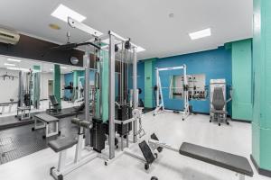 Фитнес-центр и/или тренажеры в Klayman Olivina Aparthotel