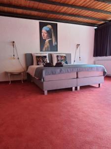 Postel nebo postele na pokoji v ubytování B&B Am Sahrbach