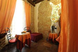 Posezení v ubytování Antica Corte dei Principi Charming Rooms