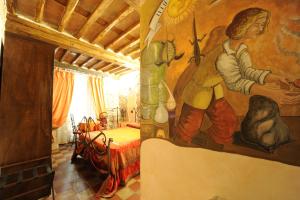 Posezení v ubytování Antica Corte dei Principi Charming Rooms