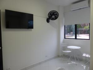 TV tai viihdekeskus majoituspaikassa Campo Godoy