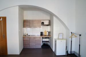 Kuchyňa alebo kuchynka v ubytovaní Apartment Porta