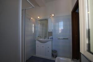 Koupelna v ubytování B&B Il Moai