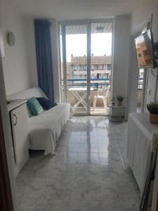 Postel nebo postele na pokoji v ubytování Apartament Blau Park II, l'Estartit
