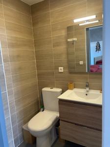 Bilik mandi di Maison de maître Gironde +7 gambar