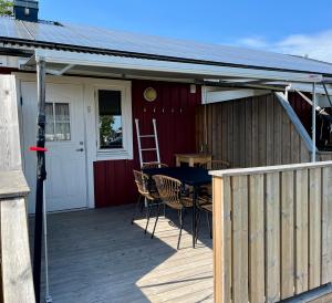 Balkón nebo terasa v ubytování Holiday Apartment Köpingsvik
