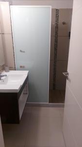Bathroom sa Apart Hotel El Caracol