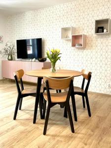 TV a/nebo společenská místnost v ubytování Apartmán Hubertus No. 17