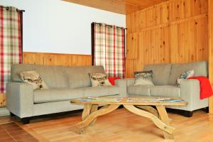 Area soggiorno di Chalet Rustique CRDS Tremblant