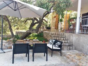 Balkon lub taras w obiekcie Weekend house Olive garden