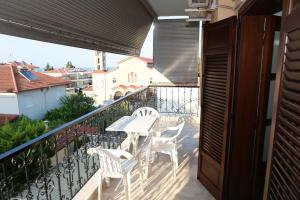 Balkón nebo terasa v ubytování Giotis apartments