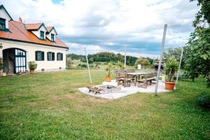Vonkajšia záhrada v ubytovaní Landhaus dasThomas