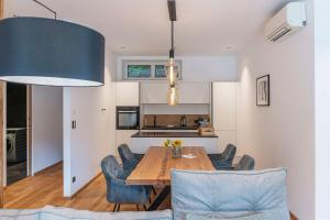 Kuchnia lub aneks kuchenny w obiekcie Apartment am Grundlsee