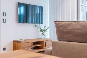 Telewizja i/lub zestaw kina domowego w obiekcie Apartment am Grundlsee