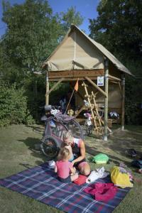 Zahrada ubytování Camping Onlycamp La Confluence