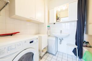 Kuchyňa alebo kuchynka v ubytovaní Apt Grohgasse nahe U Bahn