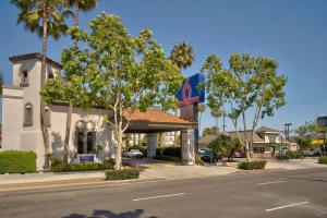 a mcdonalds restaurant on the corner of a street at Studio 6 Suites Lawndale, CA South Bay in Lawndale