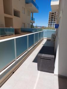 A balcony or terrace at Piles residencial Blaumar del 1 al 10 de julio