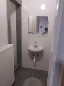 Koupelna v ubytování Pingpong Apartman