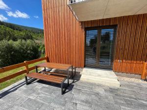 Svalir eða verönd á Apartmán LUEL