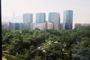 Widok na miasto Hongkong z tego hotelu