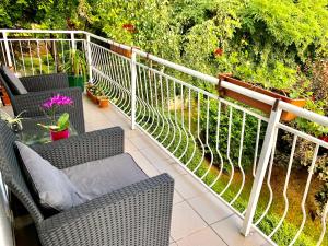 A balcony or terrace at Langman Guesthouse
