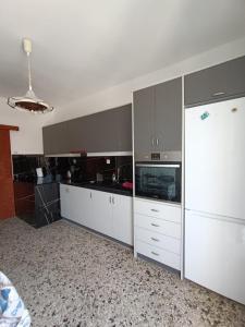 Kuchyň nebo kuchyňský kout v ubytování Kostas Maria Apartment 109m2 1st Floor