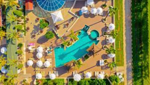 an overhead view of a pool at a resort at Crystal Family Resort & Spa - Ultimate All Inclusive in Belek