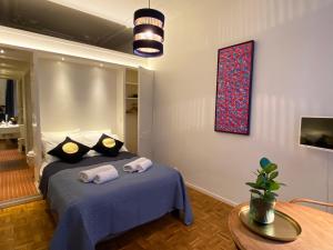 Canal Hideaway客房内的一张或多张床位