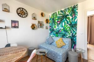 Istumisnurk majutusasutuses GuestReady - Colourful and Spacious Apt in Drancy