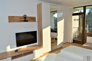 Μια τηλεόραση ή/και κέντρο ψυχαγωγίας στο Apartment d´Auszeit
