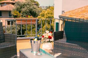 Balkon lub taras w obiekcie Hotel Villa Edera