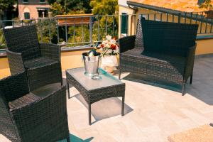 Balkon lub taras w obiekcie Hotel Villa Edera
