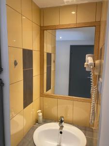 Kúpeľňa v ubytovaní Kalcit Tourist Motel