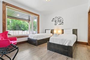 Postel nebo postele na pokoji v ubytování Luxurious Arlberg Retreat 89883