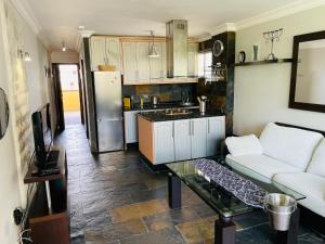 Kuchyň nebo kuchyňský kout v ubytování Lizards Lounge - Tanife Apartment beim Yumbo
