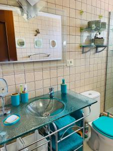 Koupelna v ubytování Lizards Lounge - Tanife Apartment beim Yumbo