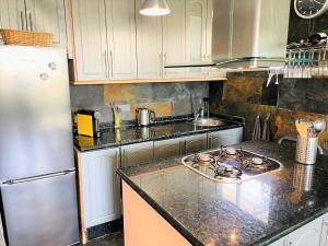 Kuchyň nebo kuchyňský kout v ubytování Lizards Lounge - Tanife Apartment beim Yumbo