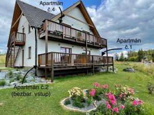 Vrt pred nastanitvijo Apartmány MAX