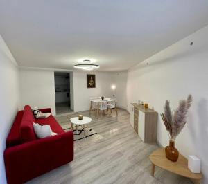Posedenie v ubytovaní B&J Apartament Międzyzdroje