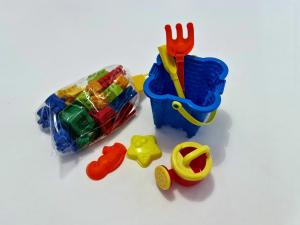 a toy set of toys with a plastic utensil and a plastic container at PylaApts - Apartments near the beach in Pyla