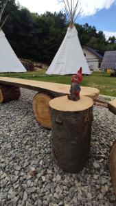 Ogród w obiekcie Glamping Wild Nature Bałtów