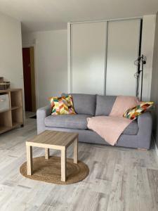 Istumisnurk majutusasutuses Les Mélèzes 1 Studio