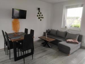 TV a/nebo společenská místnost v ubytování Apartamenty Bursztynowa Zatoka - Łeba - Nowęcin