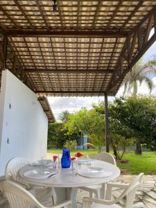 Κήπος έξω από το Exclusiva Casa na Melhor Praia de Aracaju