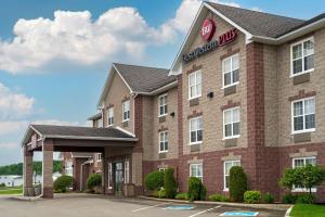 a rendering of the front of a hotel at Best Western Plus Grand-Sault Hotel & Suites in Grand Falls